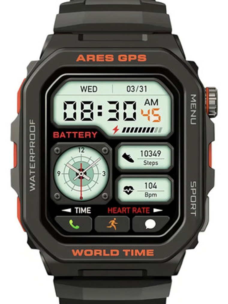 Reloj Inteligente Zeblaze Ares Gps,Para Alexa Y Strava 2