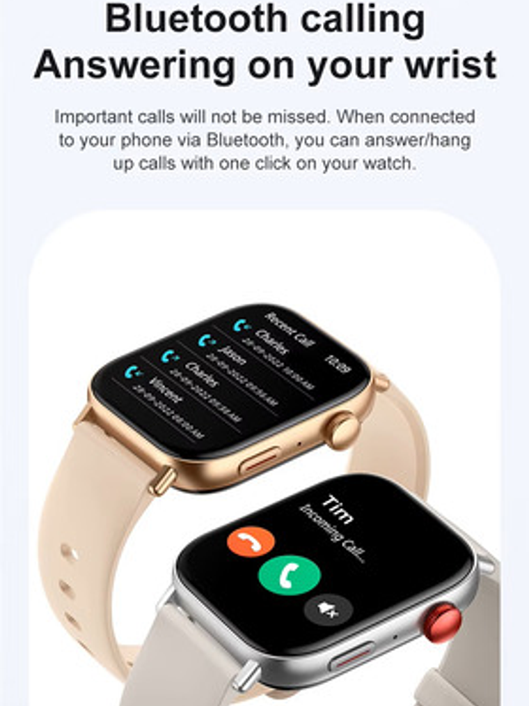 Reloj Inteligente Colmi C8 Max, 1.93 Ip68, Deportivo Plateado 6