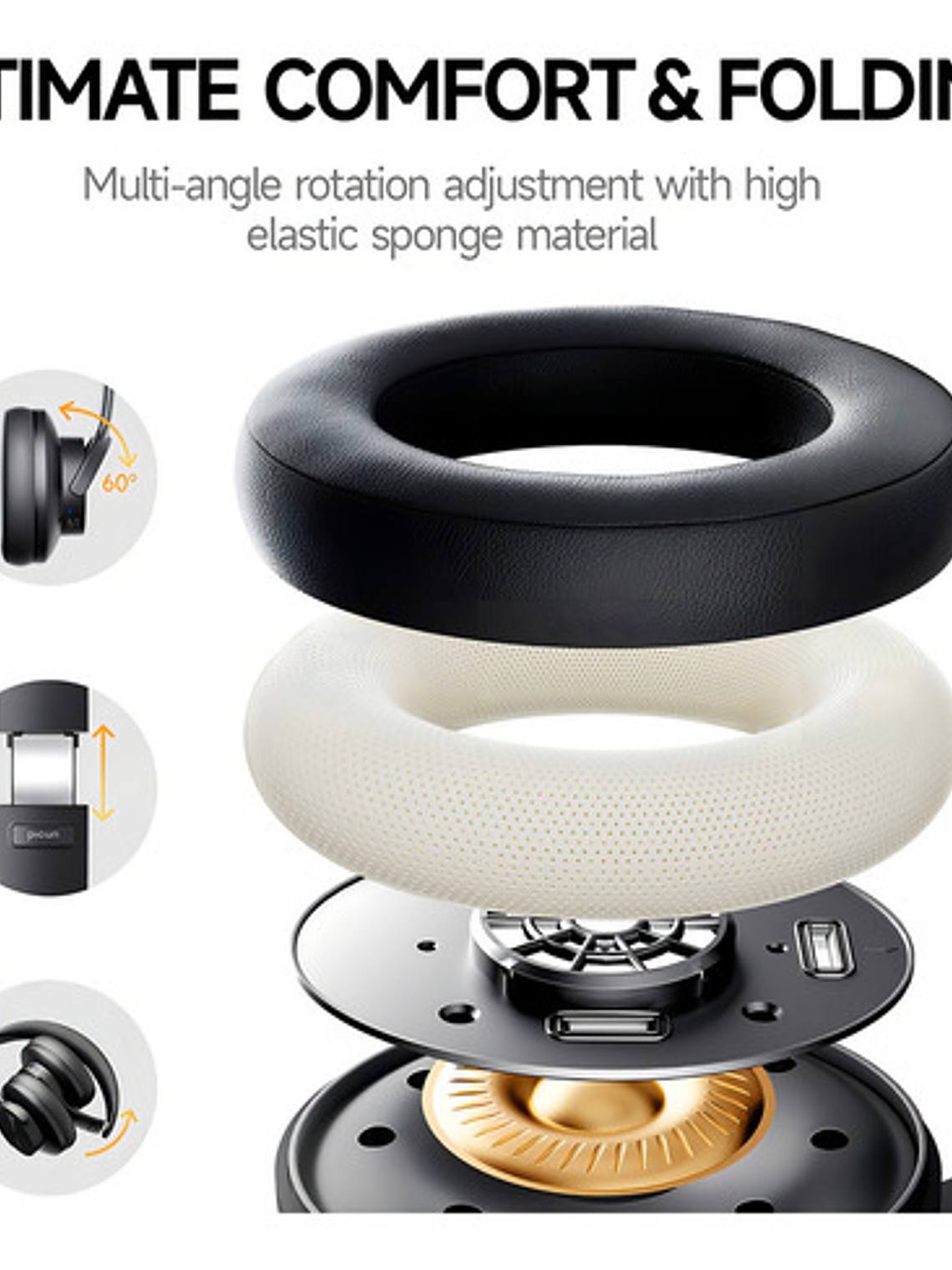 Audífonos Gamer Picun B8, Bluetooth Negro 7