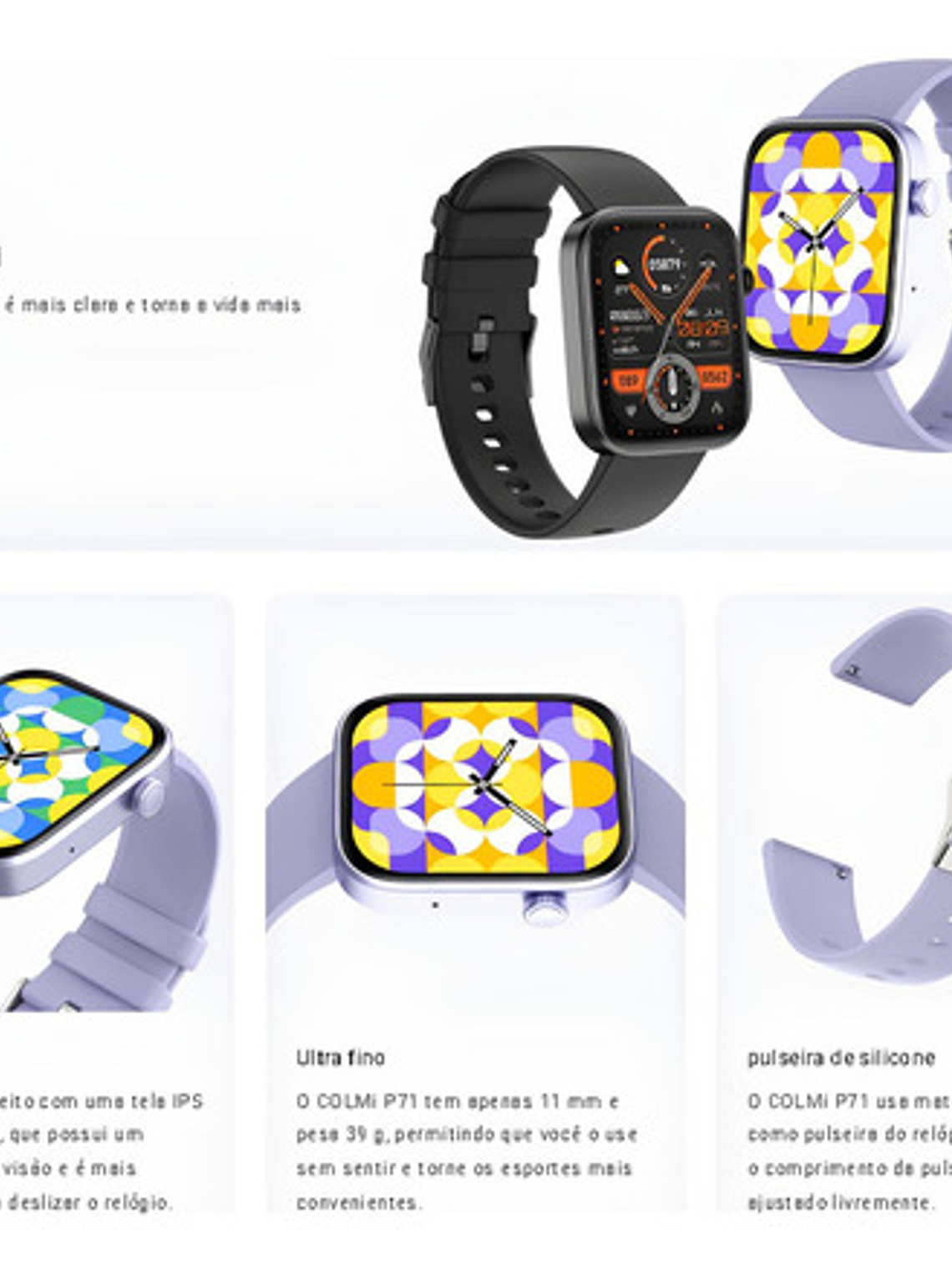 Reloj Inteligente Colmi P71, Beige 3