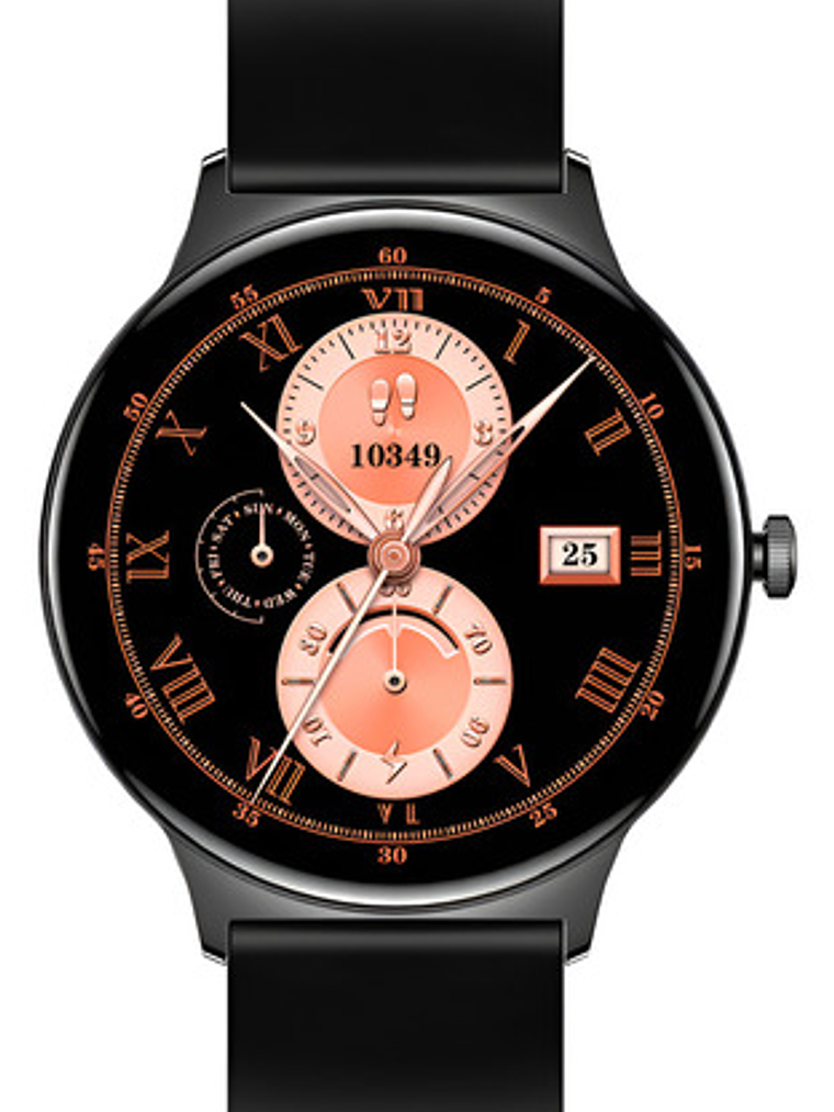 Reloj Inteligente Colmi V89, Correa Silicona Negro, Amoled 1.43 2
