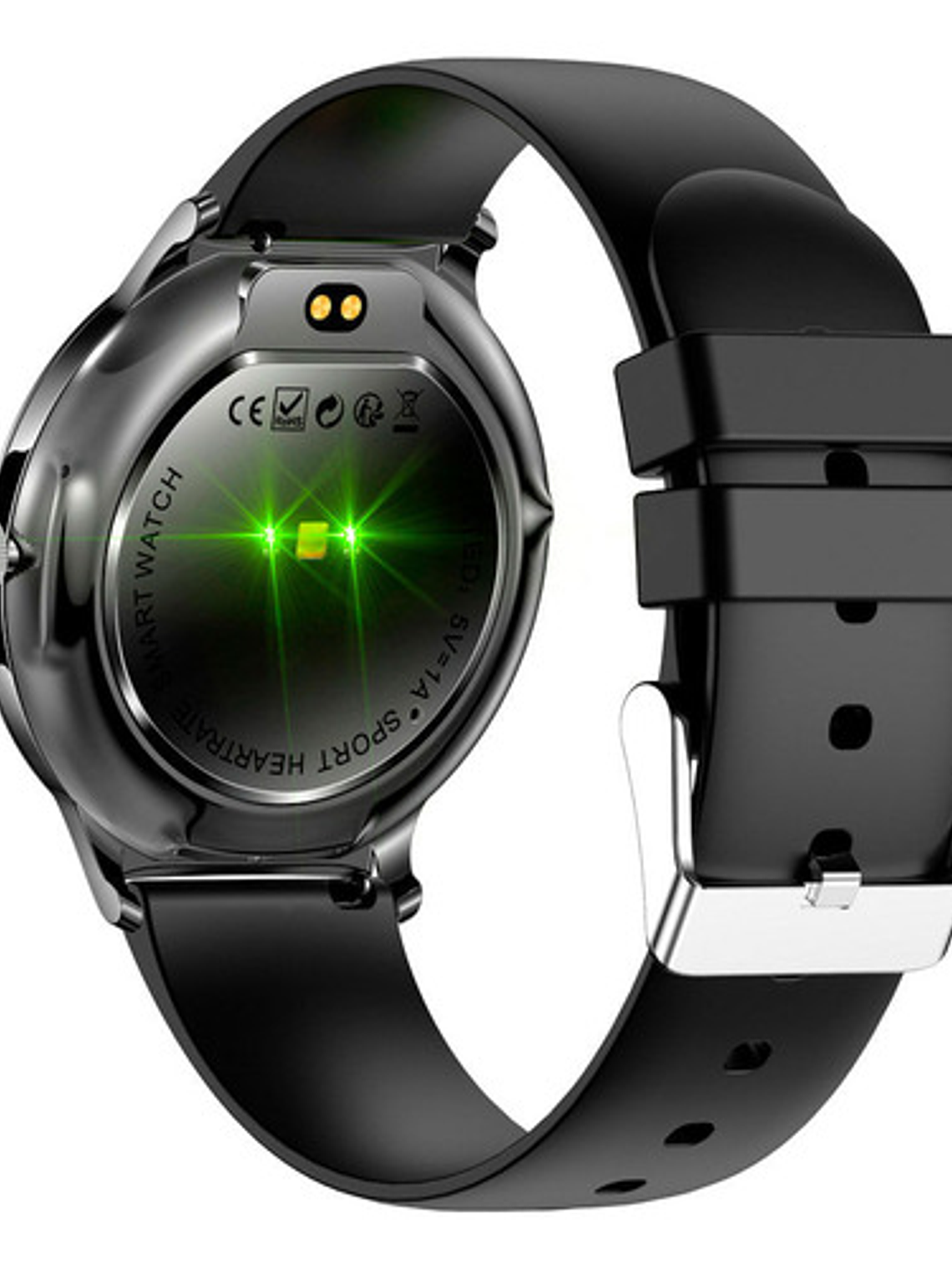 Reloj Inteligente Colmi V89, Correa Silicona Negro, Amoled 1.43 3