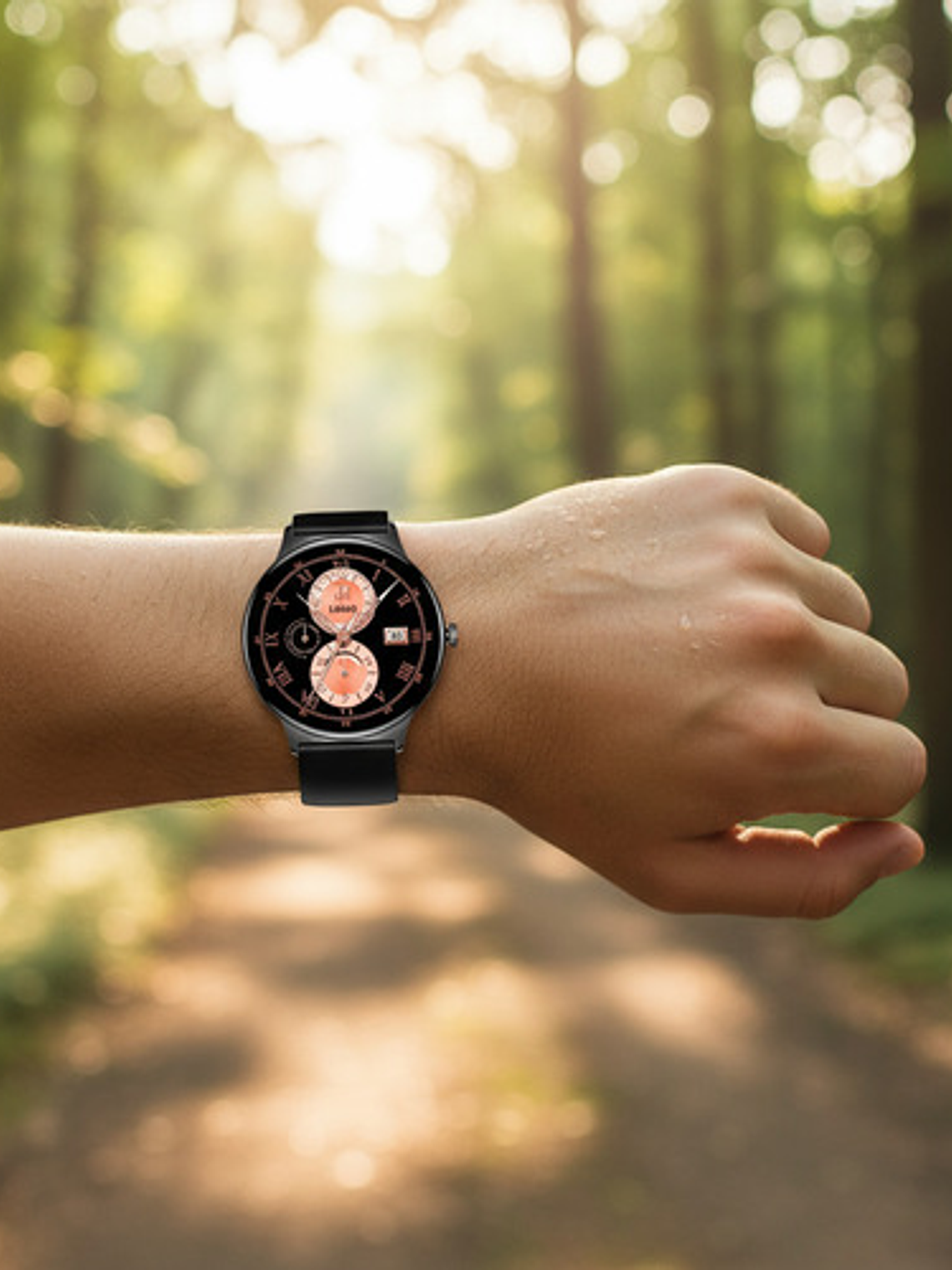 Reloj Inteligente Colmi V89, Correa Silicona Negro, Amoled 1.43 4