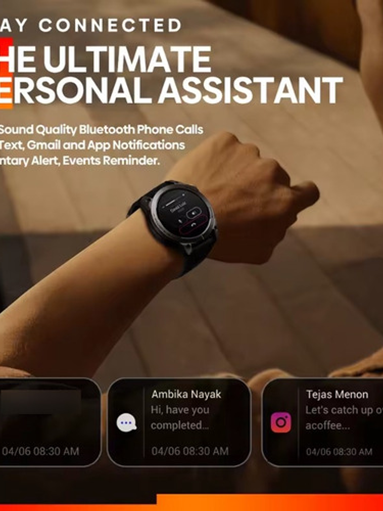 Reloj Inteligente Zeblaze Stratos 3 Gps,  Deportivo Hi Fi 7