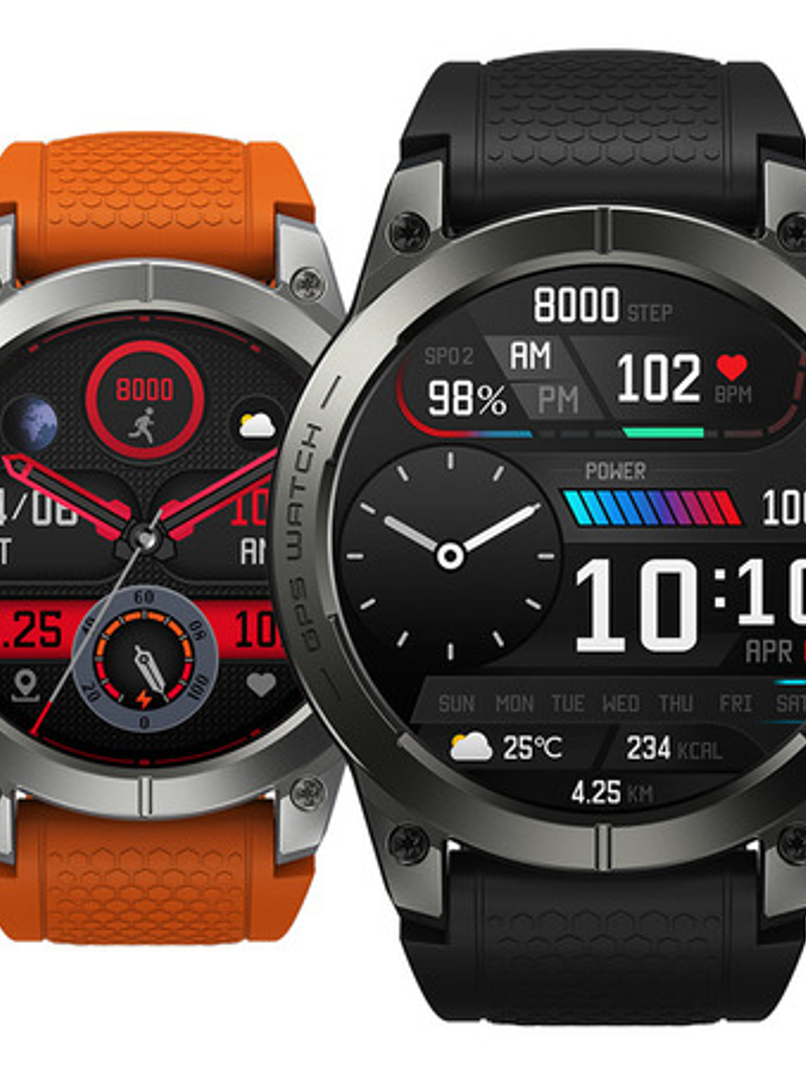 Reloj Inteligente Zeblaze Stratos 3 Gps,  Deportivo Hi Fi 9