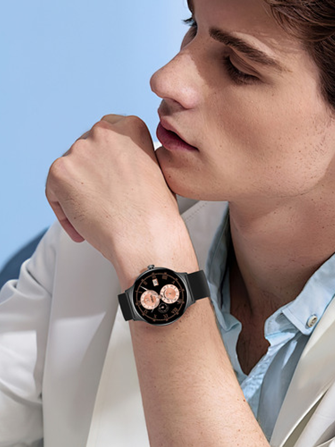 Reloj Inteligente Colmi V89, Correa Silicona Rosado, Amoled 1.43 8