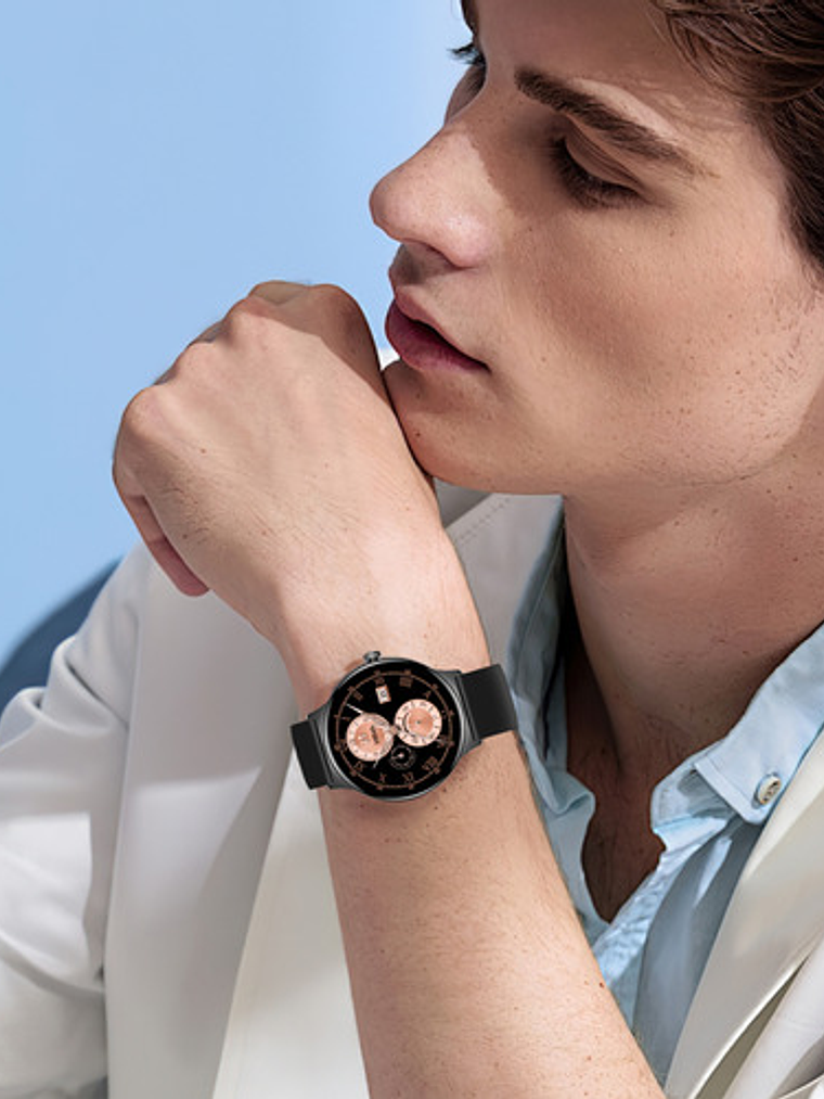 Reloj Inteligente Colmi V89, Correa Silicona Rosado, Amoled 1.43 8