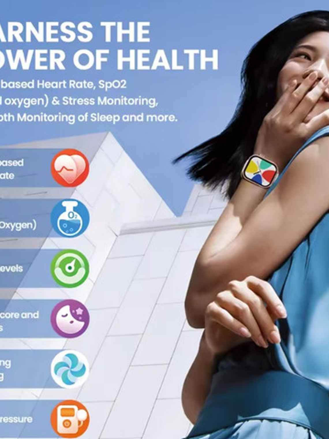 Reloj Inteligente Zeblaze Btalk Plus, Full Jet Black, Hd 5