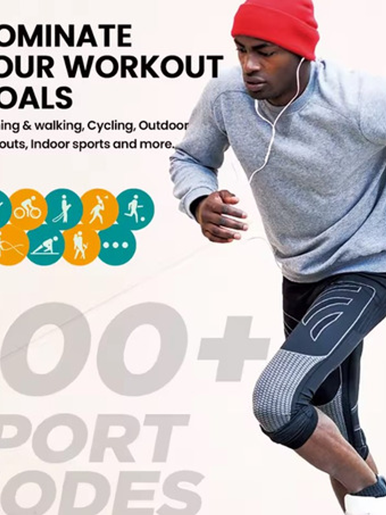 Reloj Inteligente Zeblaze Btalk Plus, Full Jet Black, Hd 6