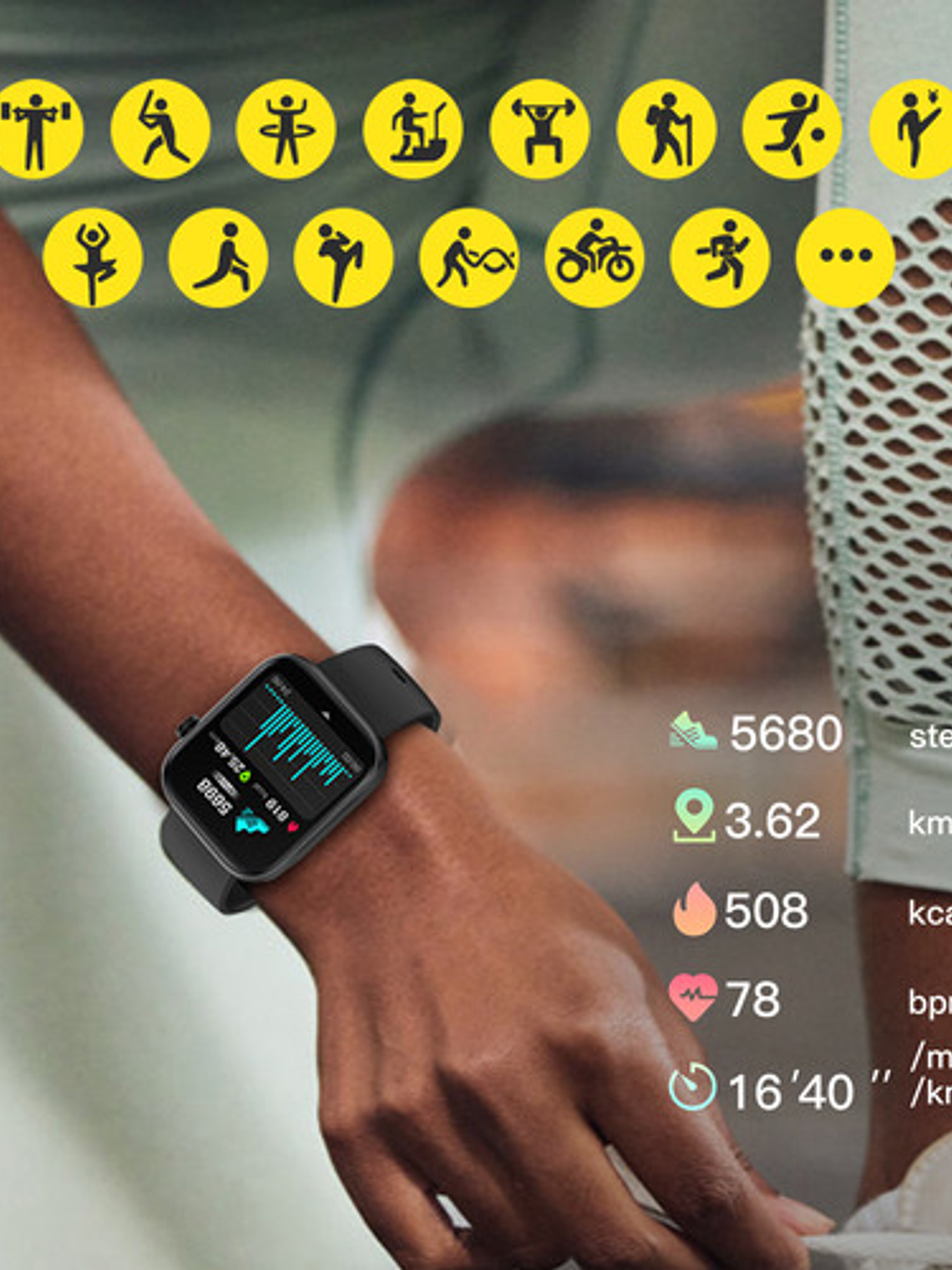 Reloj Inteligente Colmi P71, Azul 4