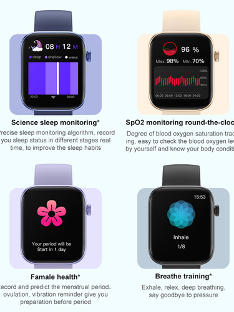 Reloj Inteligente Colmi P71, Azul 7