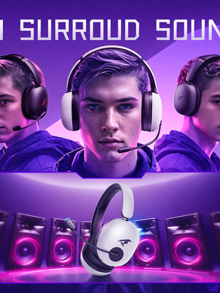 Audífonoss Gamer Picun Ug-10a, Anc, Son 7.1, Premium, 100 H, Negro 3