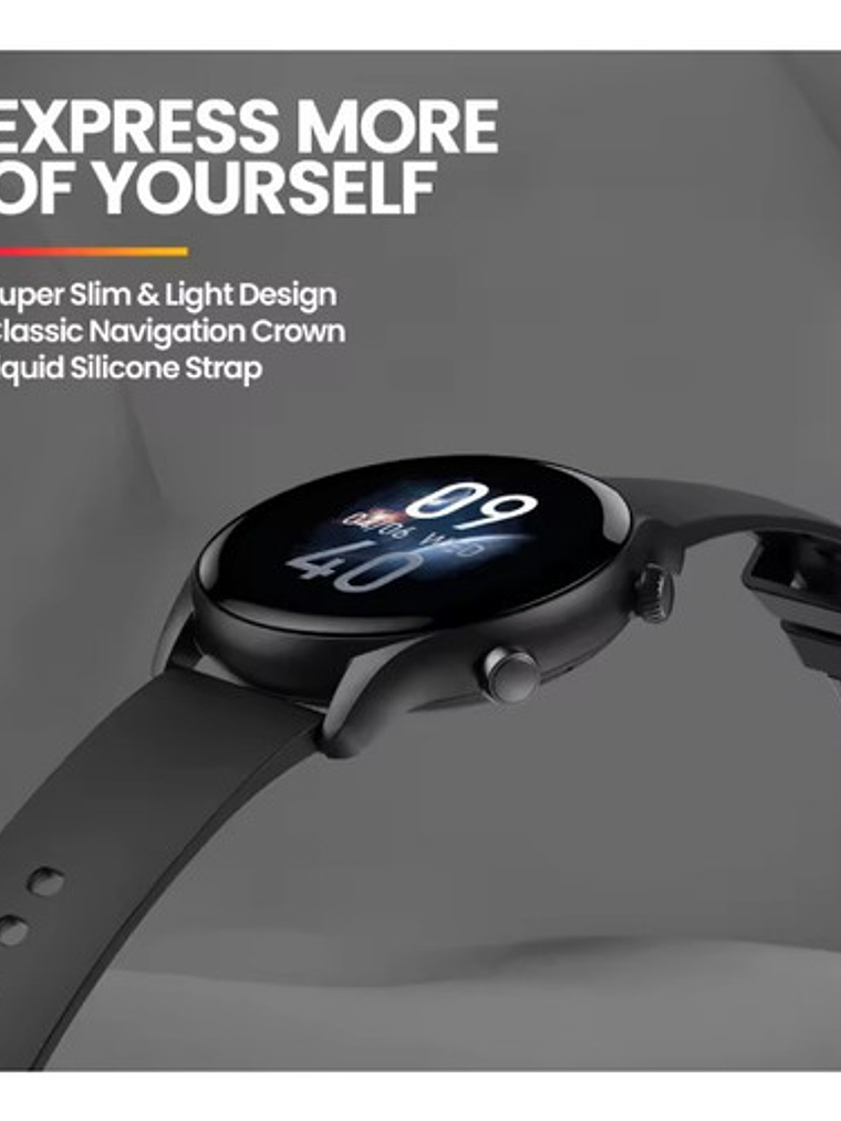 Reloj Inteligente Zeblaze Btalk3 Plus, Llamada De Voz, Hd Dorado 5