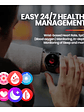 Reloj Inteligente Zeblaze Btalk3 Plus, Llamada De Voz, Hd Dorado - Miniatura 8