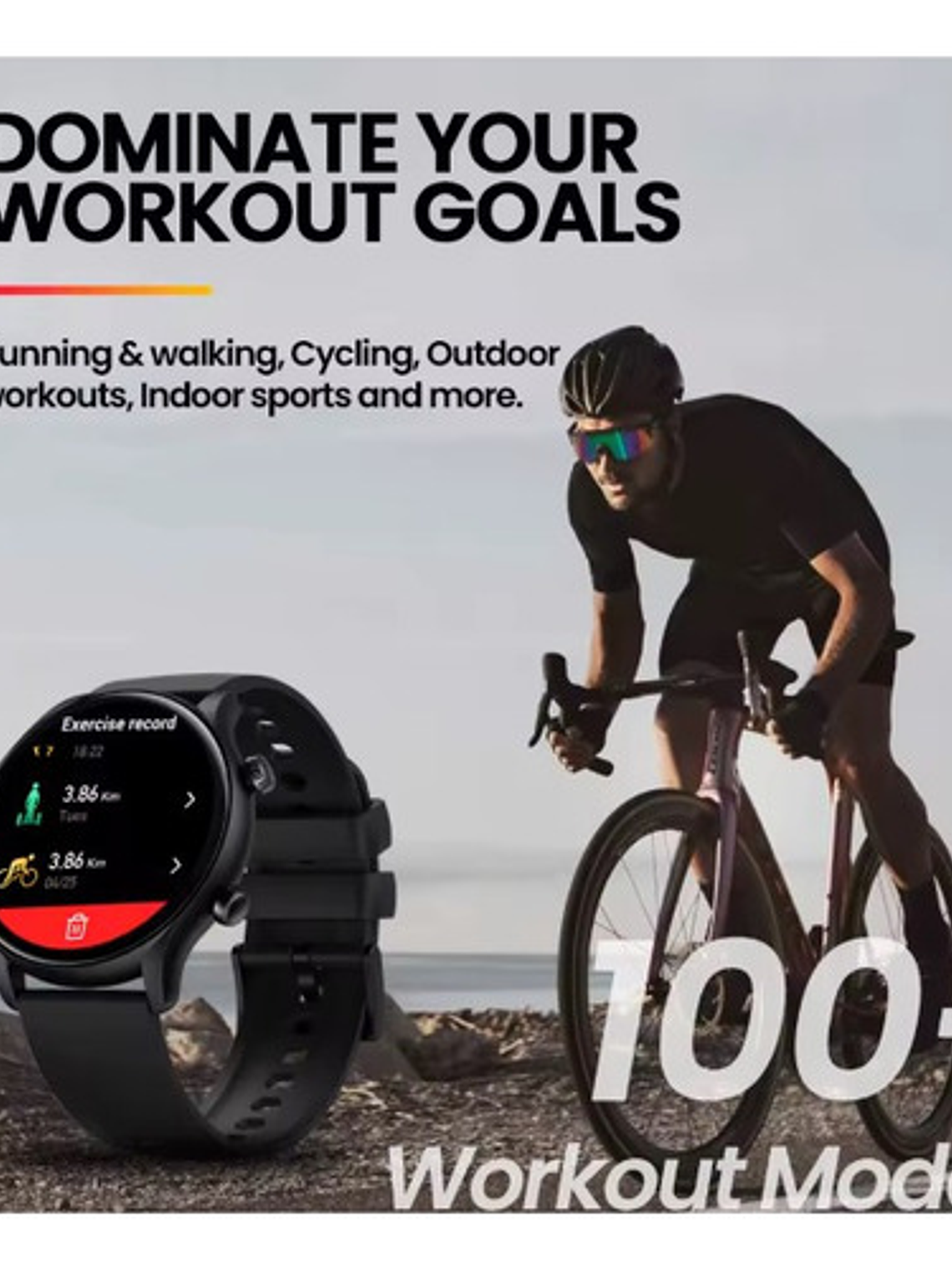 Reloj Inteligente Zeblaze Btalk3 Plus, Llamada De Voz, Hd Dorado 10