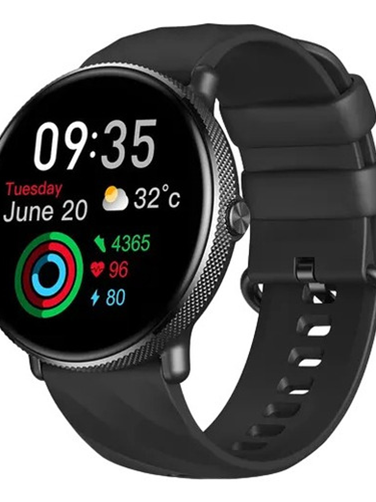 Reloj Inteligente Zeblaze Gtr 3 Pro, Redondo con Pantalla Hd De 1,43 Pulgadas, Negro 2