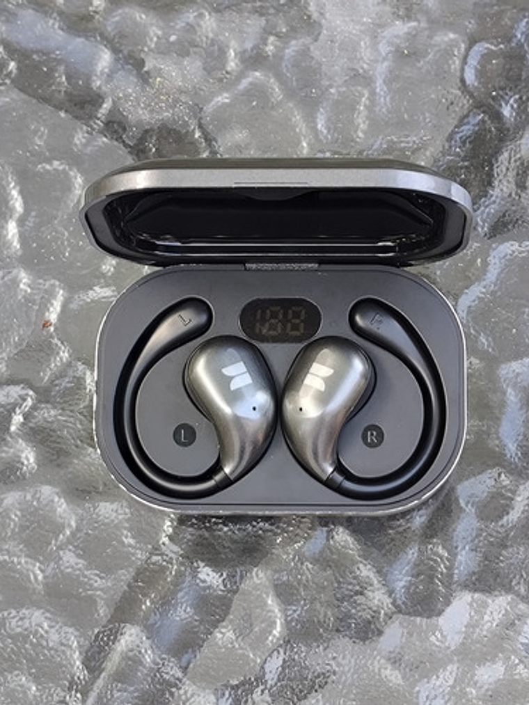 Audífonos Monster Gt25, Deportivos Ligeros, Flexibles, color Gris 2