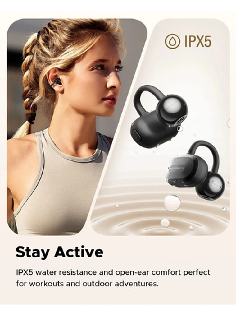 Audífonos Soundpeats Clip1, Open Ear, Bluetooth 5.4, Hi Res 9
