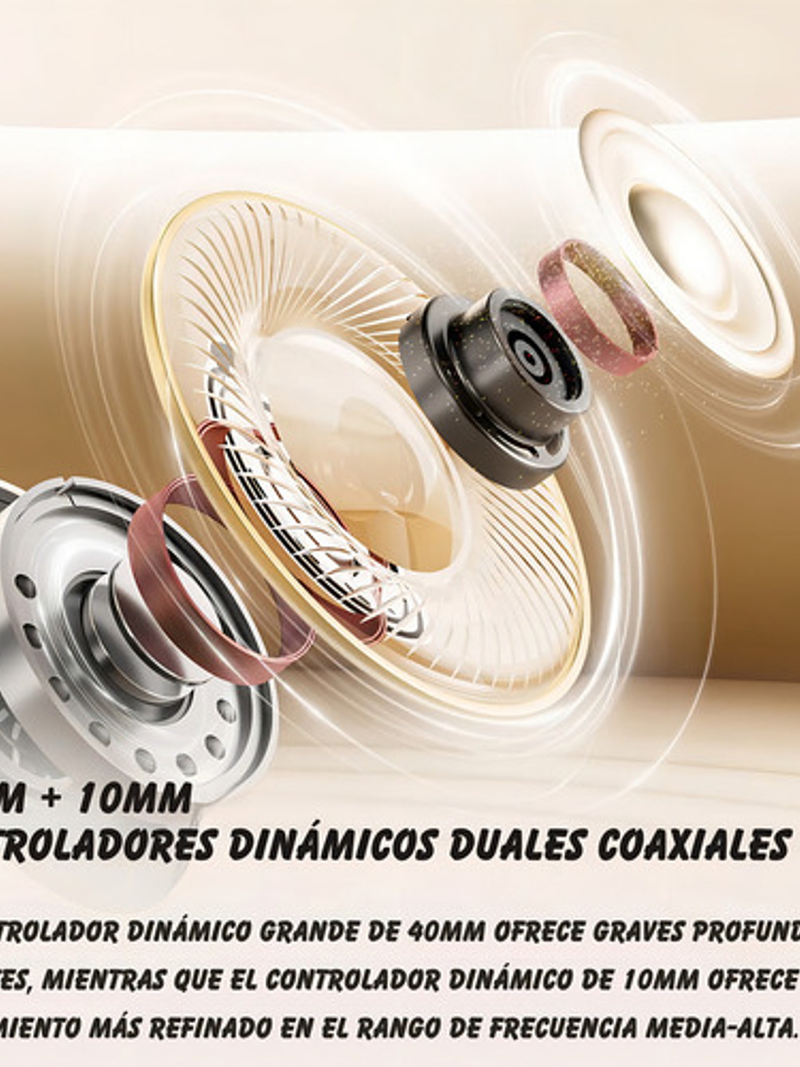 Audífonos Soundpeats Space Pro, Hi-res Cancelación De Ruido 8