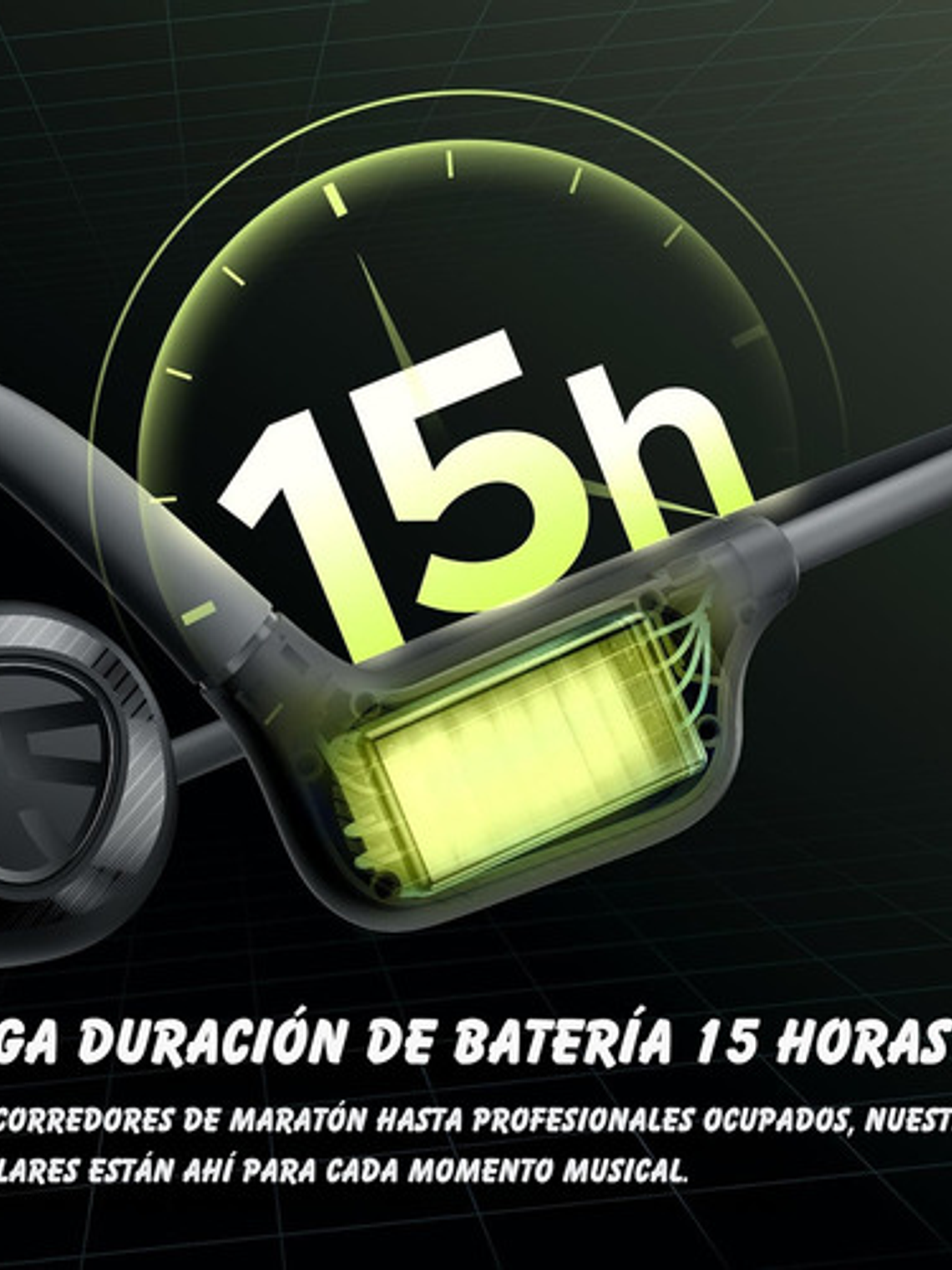 Audífonos Soundpeats Runfree Lite2, Open Deportivos Bluetooth, Negro 8