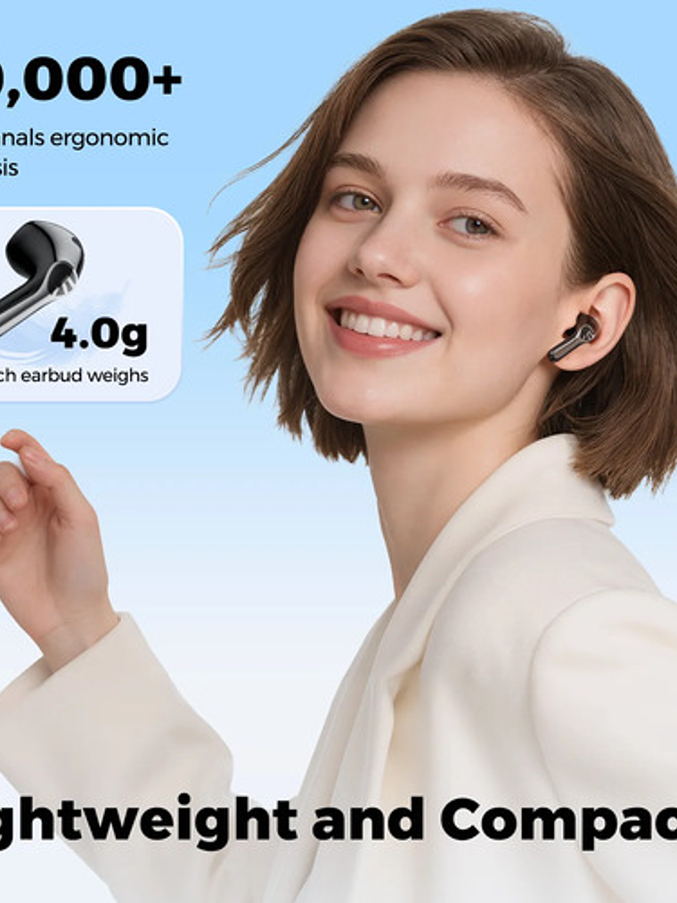 Audifonos Soundpeats Air6 Hs, Bluetooth, Tws, Hi Res, Enc 7