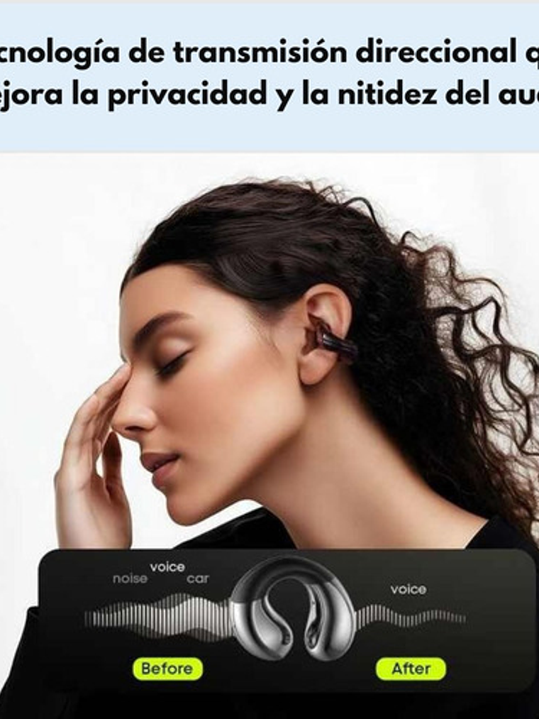 Audífonos Langsdom Ts22, Deportivos Inalámbricos 5.4 Ipx4< Negro 2