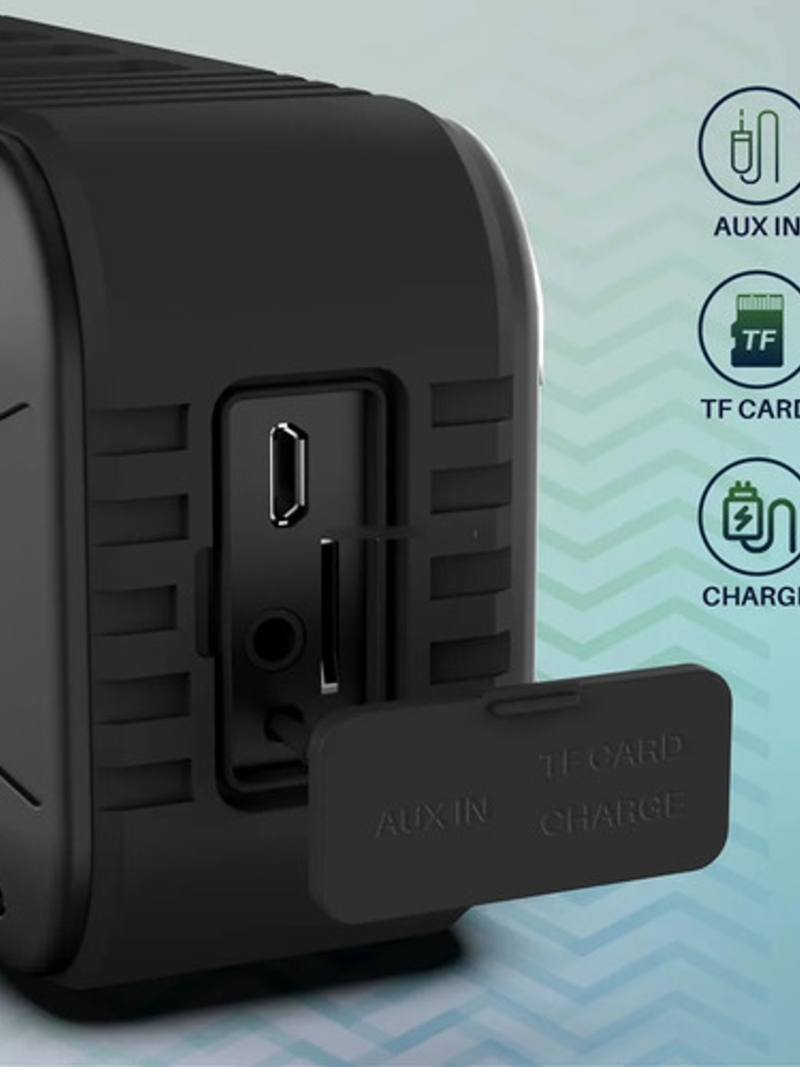 Parlante Inalámbrico W-king S20, Antichoques, Sumergibles Negro 5