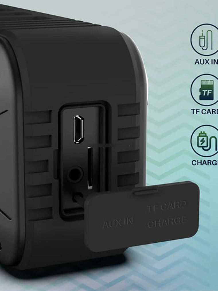 Parlante Inalámbrico W-king S20, Antichoques, Sumergibles Negro 5