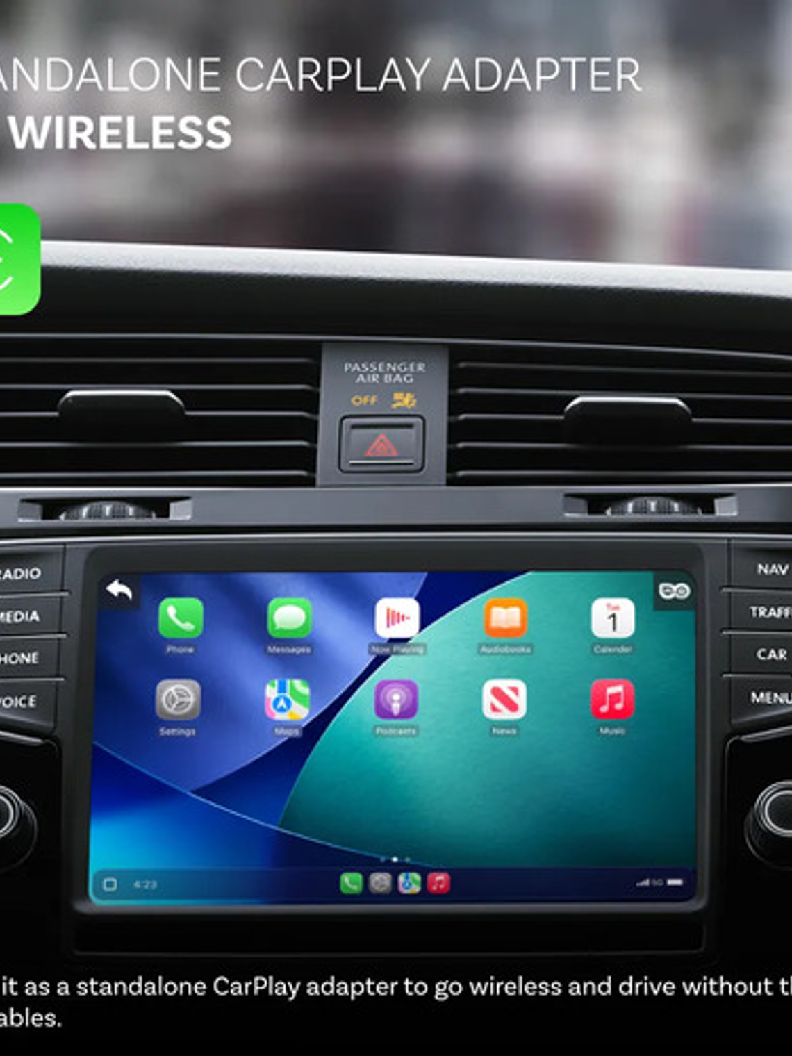 Carplay Ottocast Cabin Care Con Cámara Vigilancia A 2