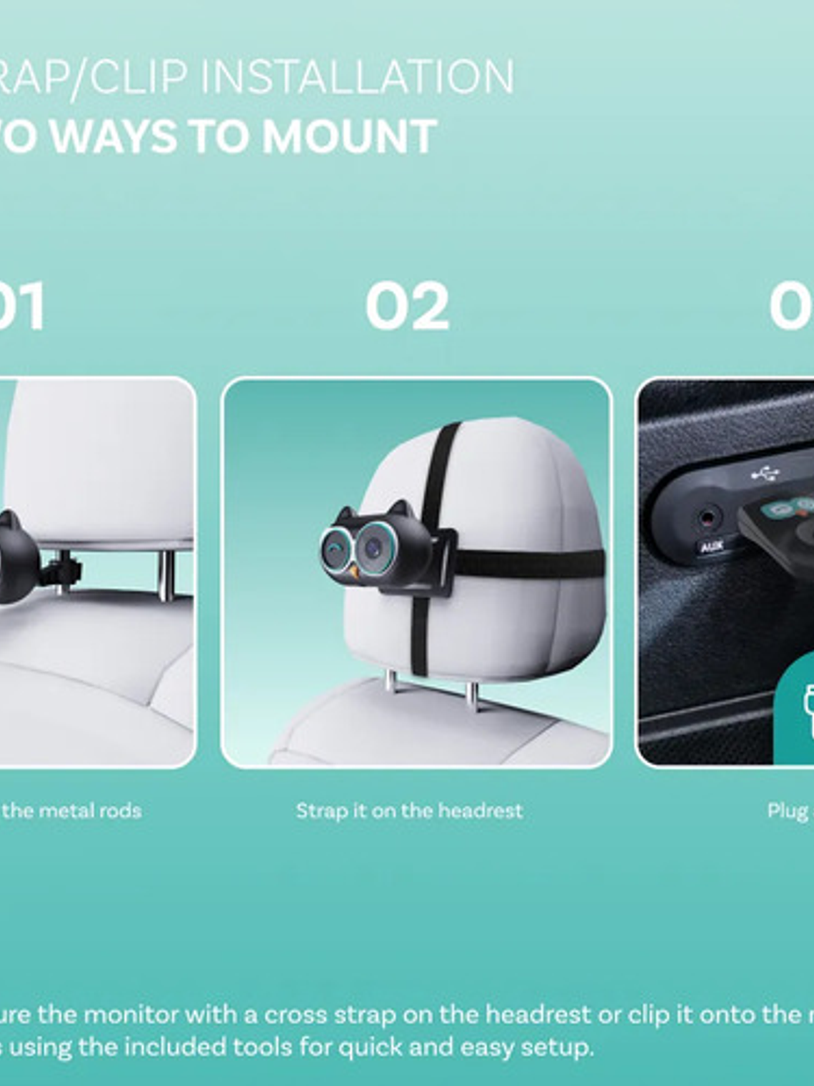 Carplay Ottocast Cabin Care Con Cámara Vigilancia A 7