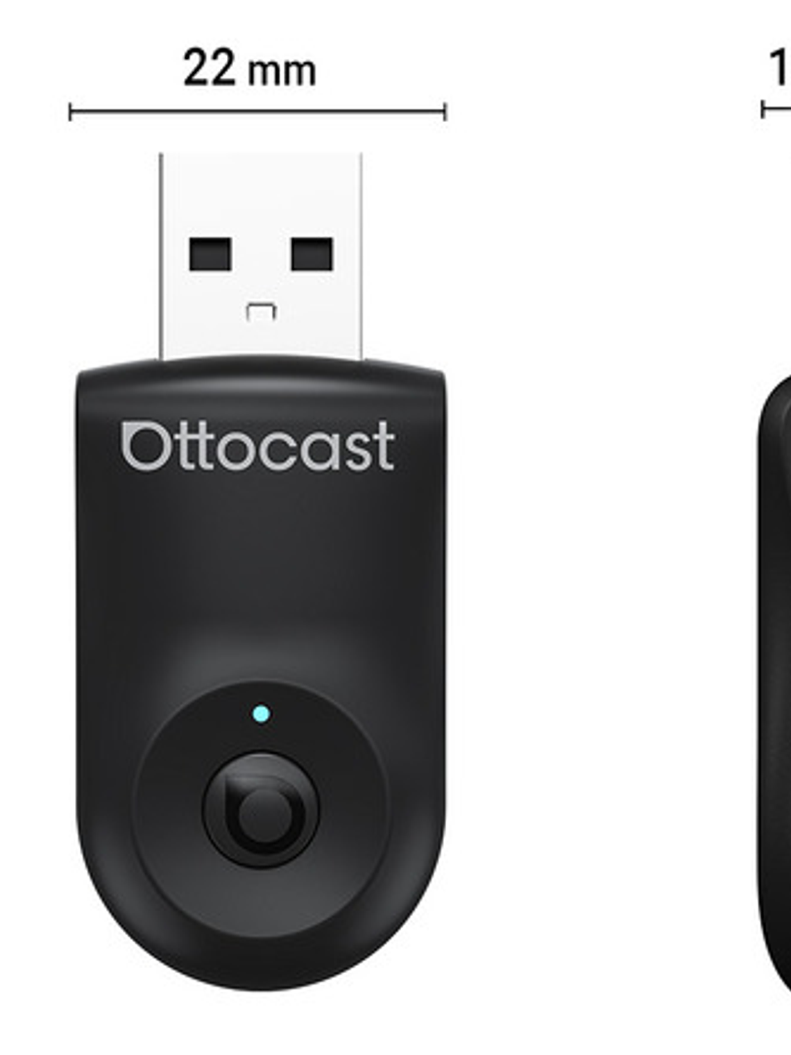 Adaptador Inalámbrico Ottocast Mini, Carplay Android Auto 3