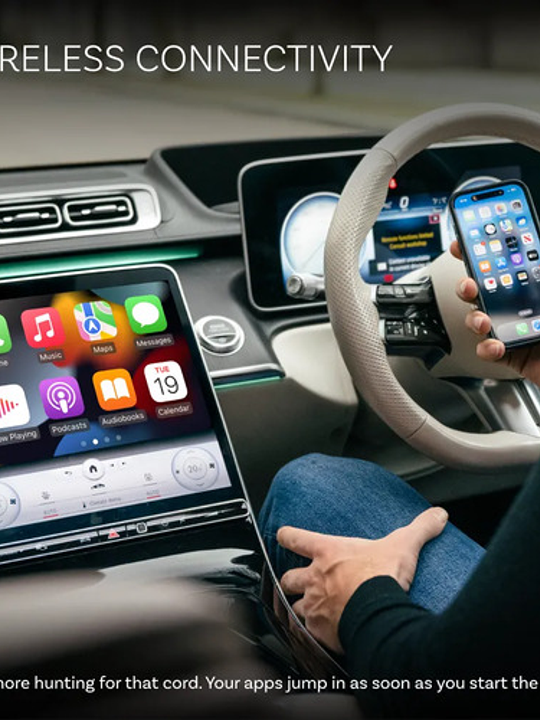 Adaptador Inalambrico  Ottocast Mini, Carplay/ Android Play 3