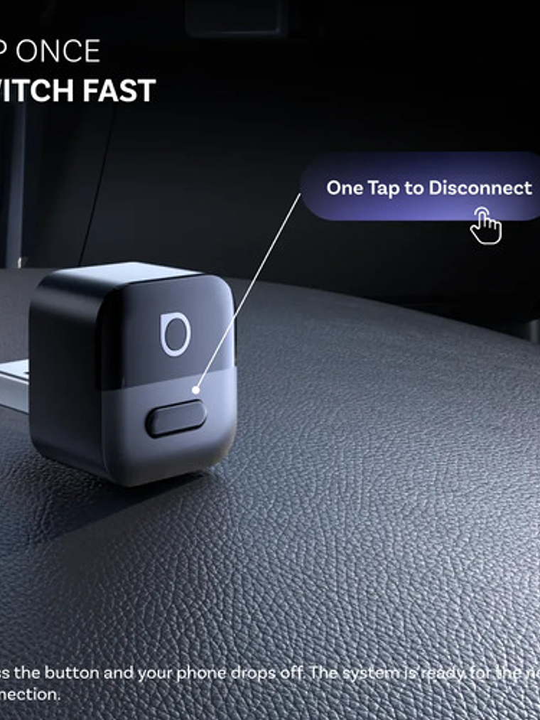 Adaptador Inalambrico  Ottocast Mini, Carplay/ Android Play 5