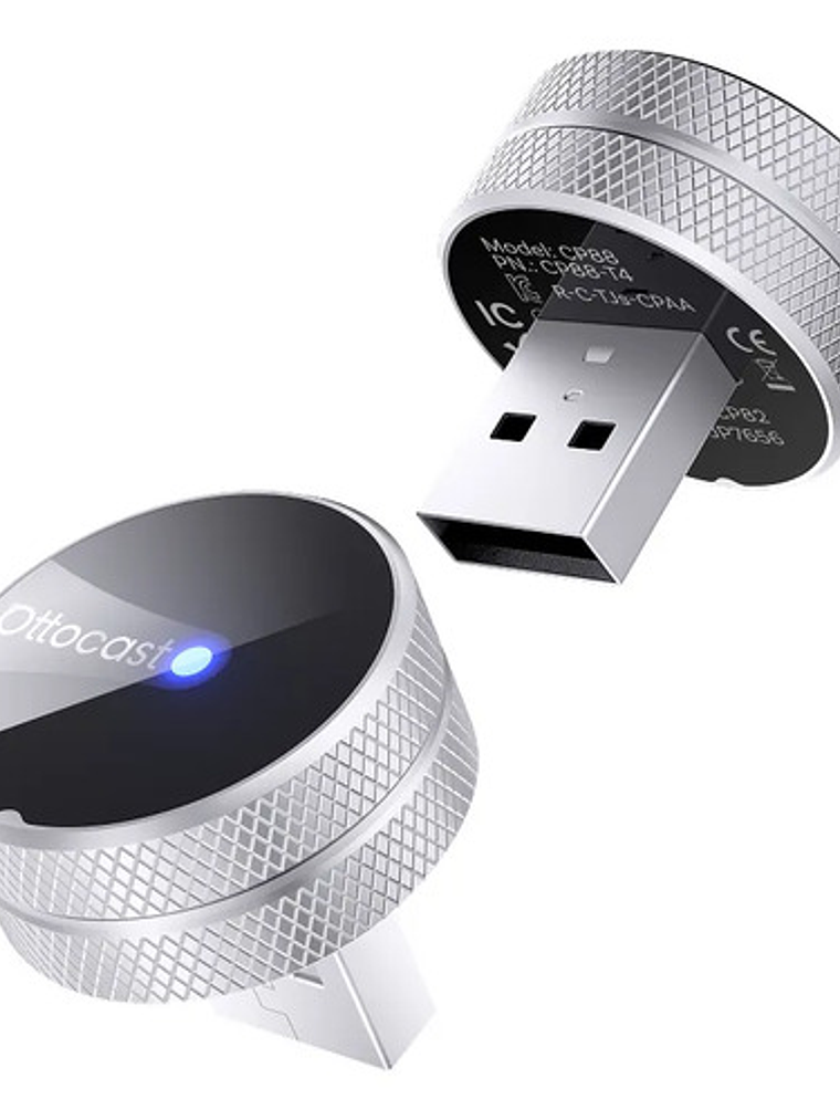 Adaptador Inalambrico Ottocast Mini Tube, Carplay/ Android  2