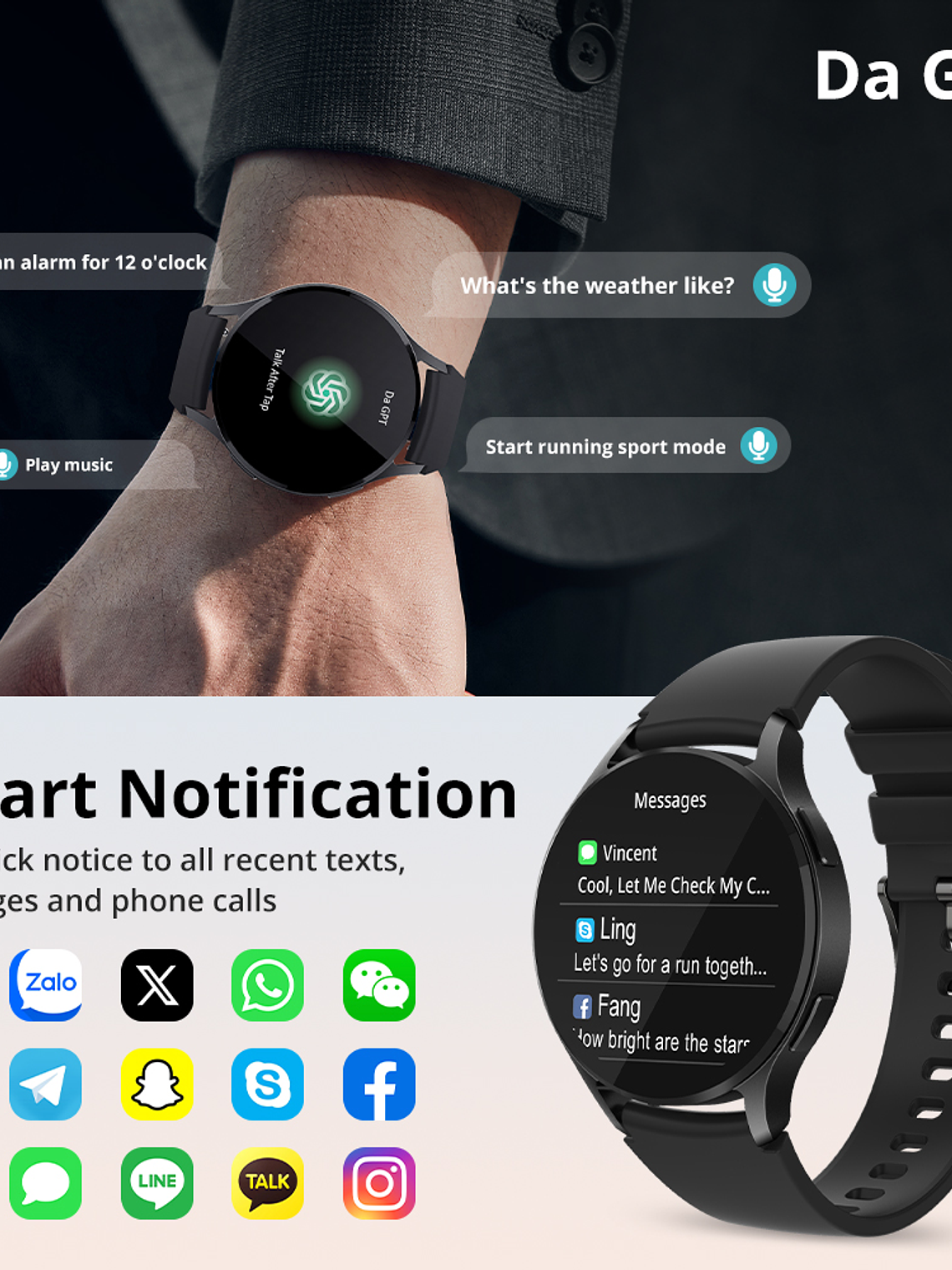 Reloj Inteligente Colmi I28 Ultra Ai, Da-gpt Incorporado, Plata 5