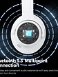 Audífonos Soundpets Space, Bluetooth, Cancelación Ruido, color blanco - Miniatura 5