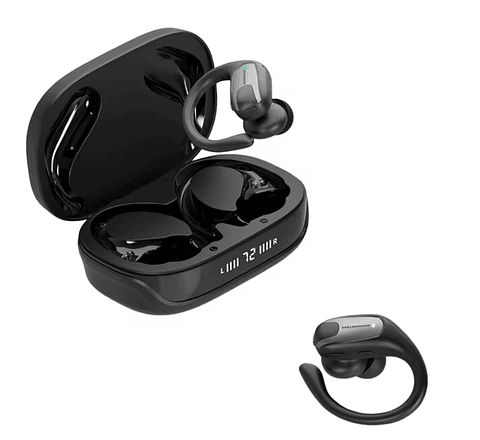 Audífonos Monster Aurafit X05, Ultra Deportivos Bluetooth, Color Negro