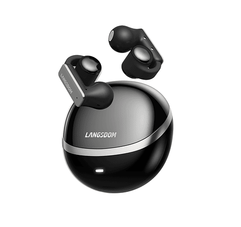 Auriculares Inalambricos Langsdom Ts28 Clip On Ear Con App
