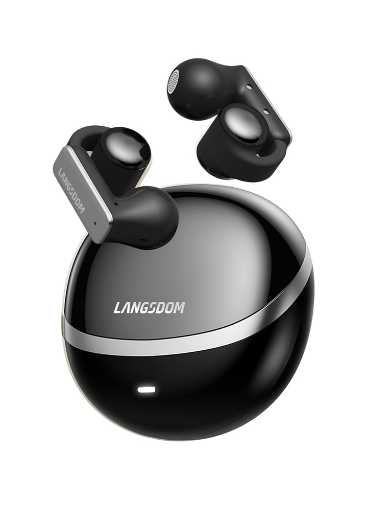 Auriculares Inalambricos Langsdom Ts28 Clip On Ear Con App 1