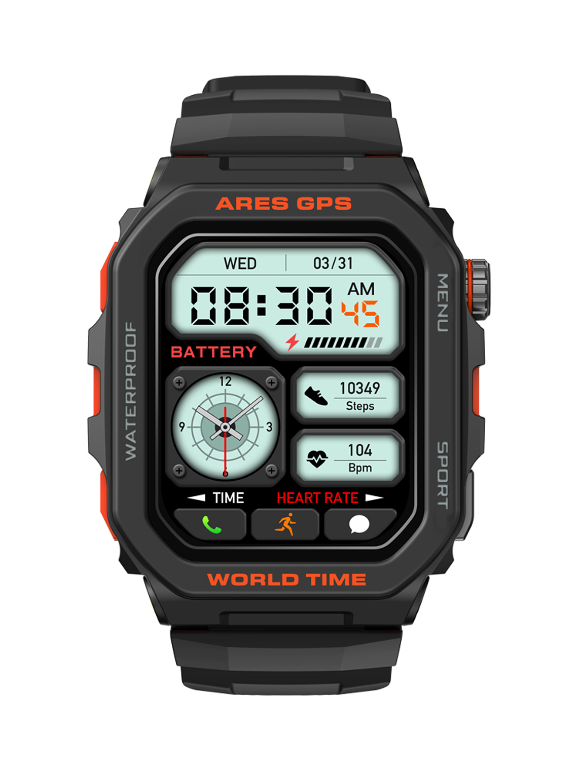 Reloj Inteligente Zeblaze Ares Gps,Para Alexa Y Strava 1