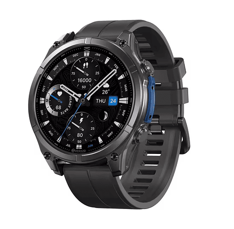 Reloj Inteligente Amoled Zeblaze Vibe 8, 1,43 Pulg, Llamadas Negro Negro