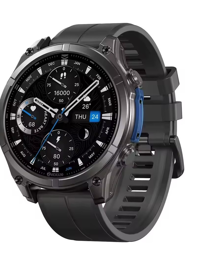 Reloj Inteligente Amoled Zeblaze Vibe 8, 1,43 Pulg, Llamadas Negro Negro 1