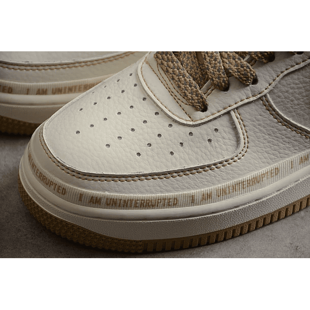 Air Force 1 beige letter  6
