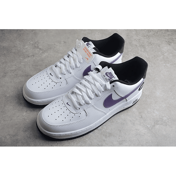Air Force 1 hoops white canyon purple 5