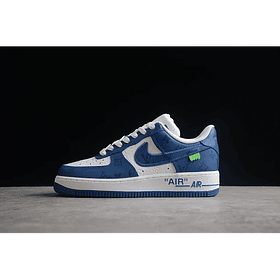 Air Force 1 x louis vuitton navy blue