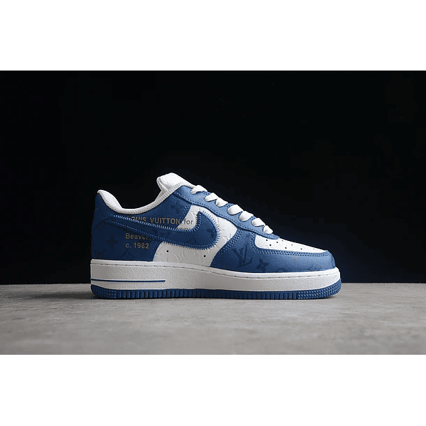 Air Force 1 x louis vuitton navy blue 2