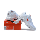 Air max plus TN x supreme white & red  3