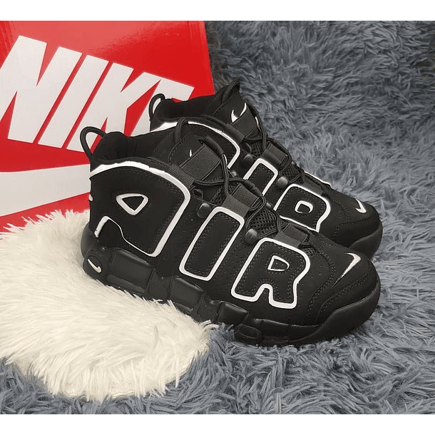 Nike more uptempo black 2