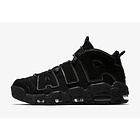 Nike more uptempo triple black reflective  1