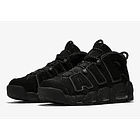 Nike more uptempo triple black reflective  2